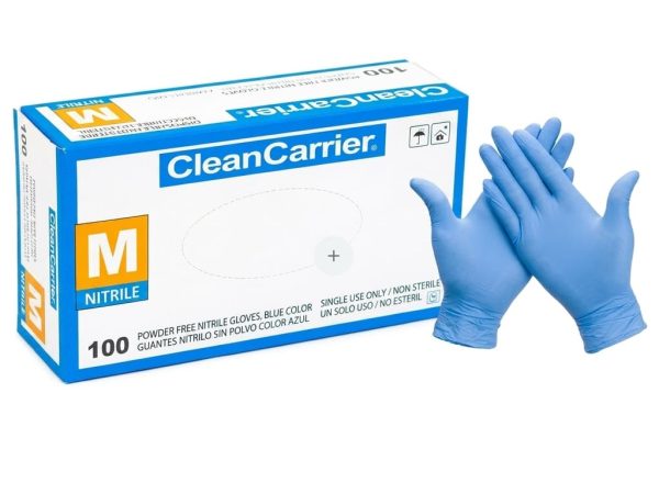 Guantes de Nitrilo Azul CleanCarrier